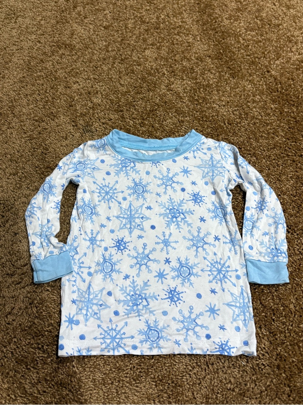 Little Sleepies Blue Snowflake Long-Sleeve Shirt